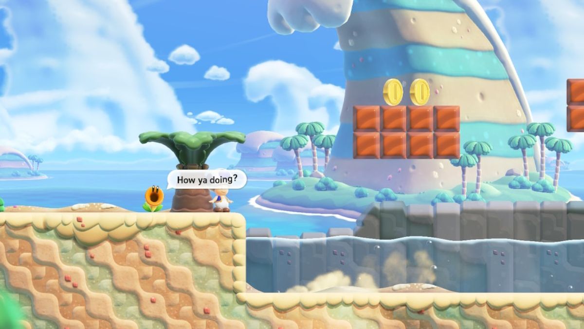 Em Super Mario Bros. Wonder, será possível desativar o áudio das flores  tagarelas