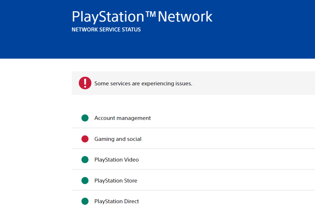 Is the PSN down? - Server Status