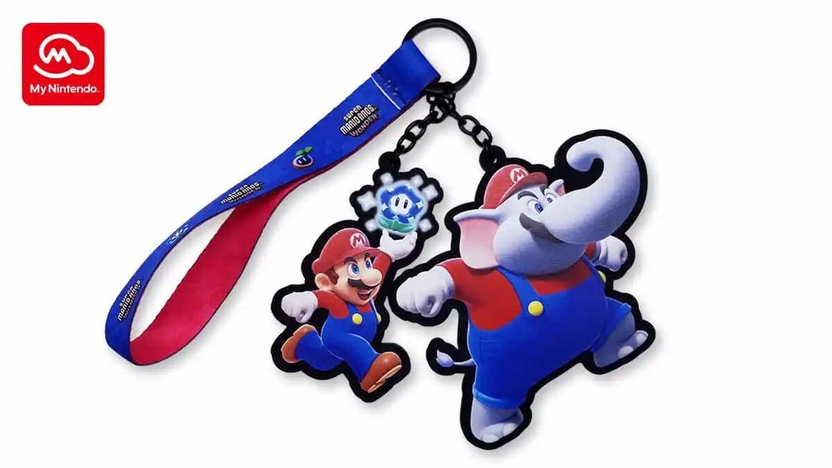 Mario Wonder's physical My Nintendo reward is a double keychain