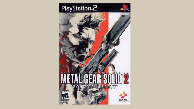 Arte de la caja de Metal Gear Solid 2