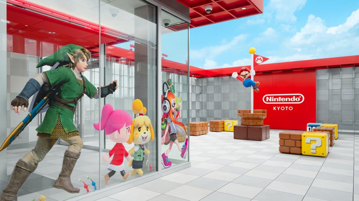 Nintendo is exhibiting us photographs of their Kyoto retailer and I need to be there