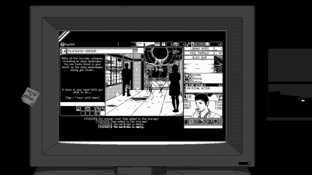 World of Horror screenshot depicting existential horror