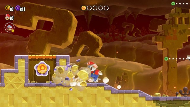 Получение Чудо-монеты в Super Mario Bros. Wonder