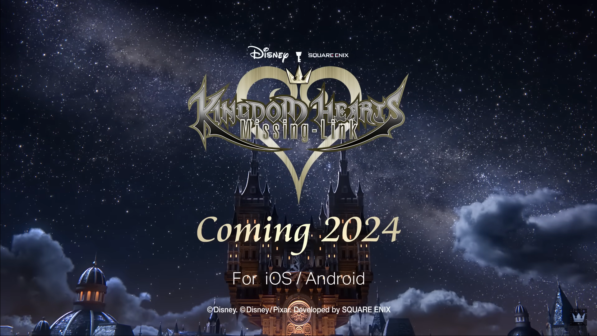 Kingdom Hearts: Missing-Link Trailer Logo with Release Date