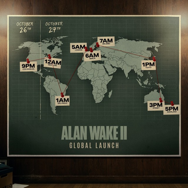 Alan Wake 2 full global launch times and release date image 