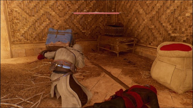 Басим несет груз в Assassin's Creed Mirage.