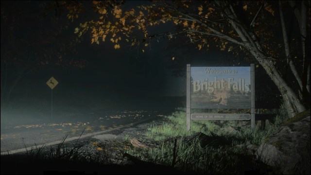 Bright Falls sign in Alan Wake 2.