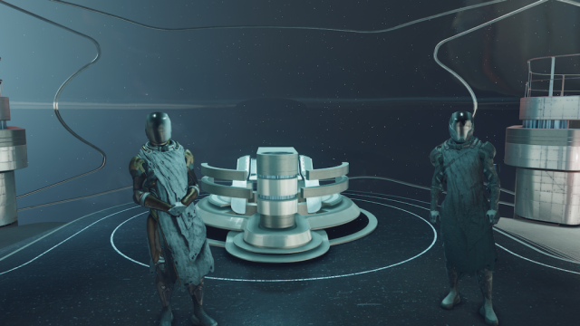 Hunter and Emissary in Starfield.