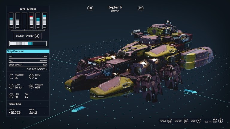 Overdesigned Starfield Overdesigned mission - Should you get Kepler R or Kepler S ...