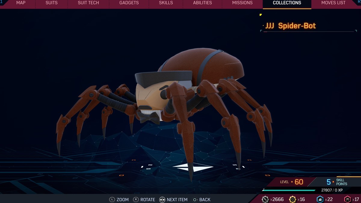 How to reveal Tech Crates and Spider-Bots in Spider-Man 2 mini-map