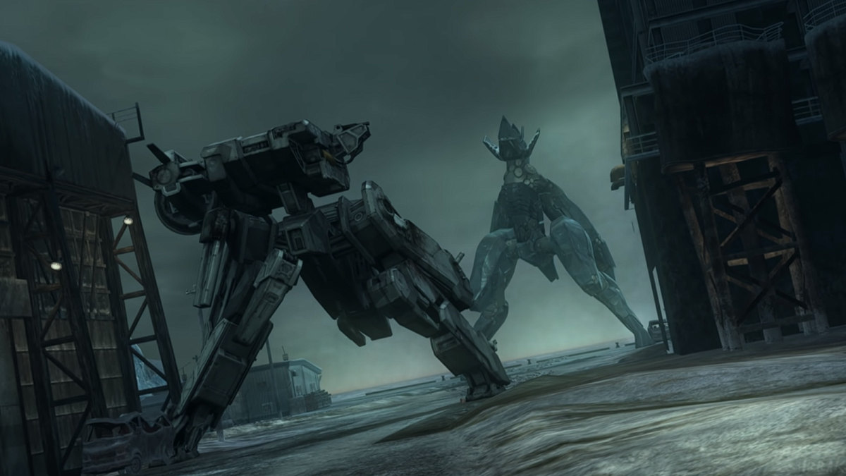 Metal Gear Ray vs Metal Gear Rex
