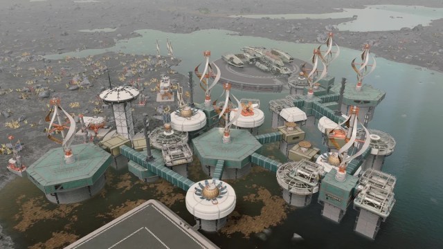 Застава над водой в Старфилде.