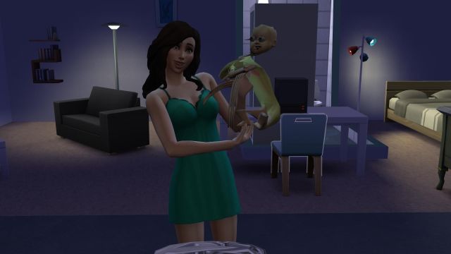 weird baby in the sims 3