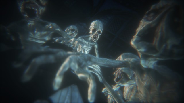 Skeletons in Bloodborne.