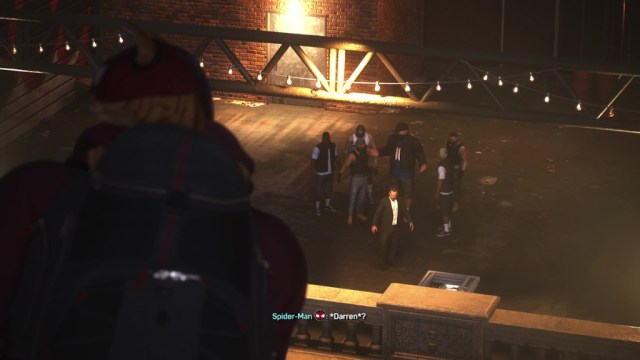 darren on the roof with some friends