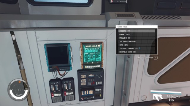 starfield grandma ship cargo hold