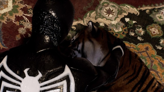 Venom and tiger in Spider-Man 2.