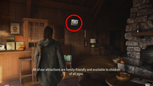 All Koskela Brother commercials locations in Alan Wake 2 coffee world