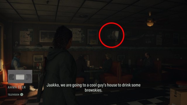 All Koskela Brother commercials locations in Alan Wake 2 beer