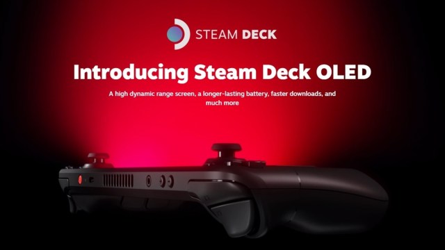 Steam Deck OLED model.