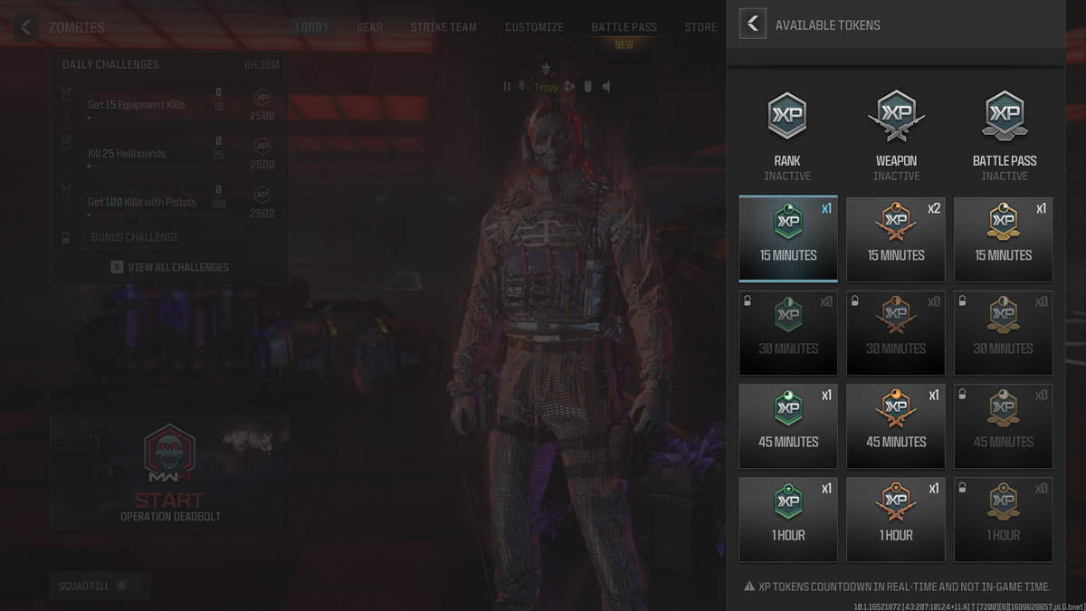 Double XP tokens locked? Can someone explain to me why? : r/ModernWarfareII