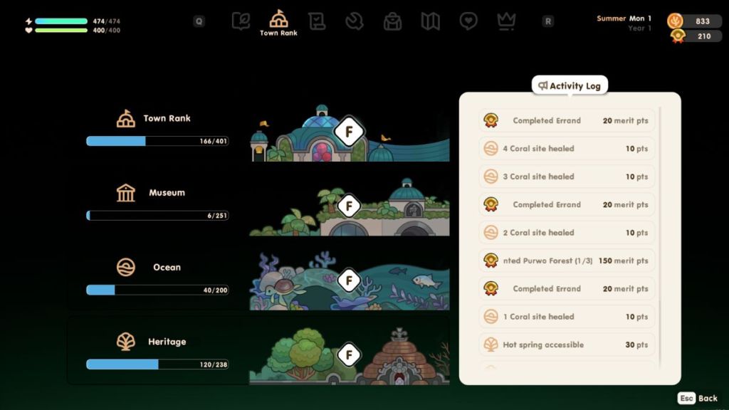 How to increase your Town rank quickly in Coral Island