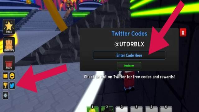 How to redeem codes in Ultimate Tower Defense