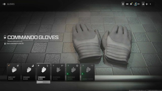 The perks system in Call of Duty Modern Warfare 3 revolve around gloves and boots