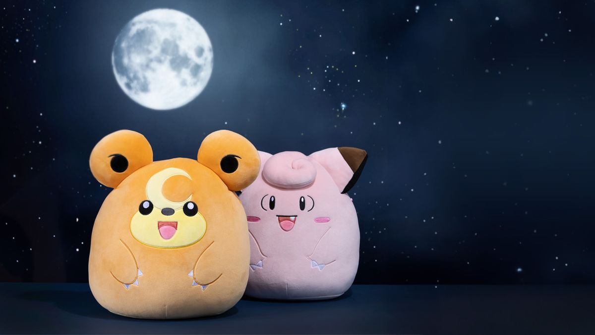 Pokémon store squishmallow Teddiursa Clefairy