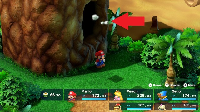Super Mario RPG Kero Sewer Chest entrance