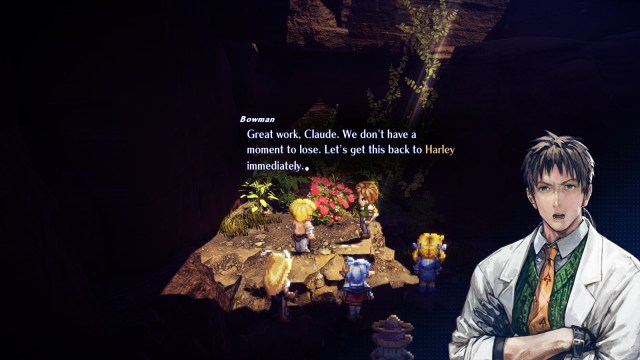 Боуман в Star Ocean 2, здесь он пытается найти травы для больной девушки в Харли.