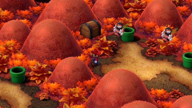 Bean Valley first hidden treasure chest in Super Mario RPG