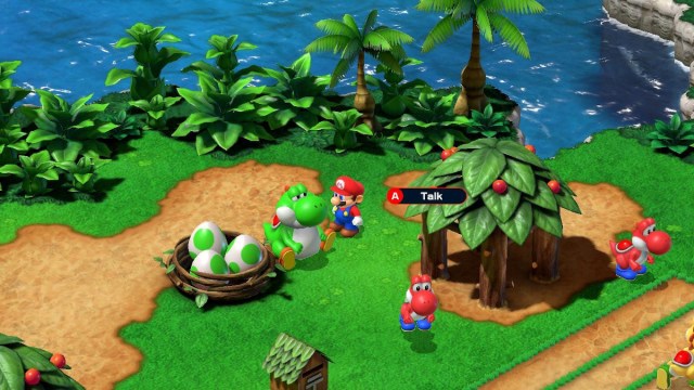 Big Yoshi im Super Mario-Rollenspiel