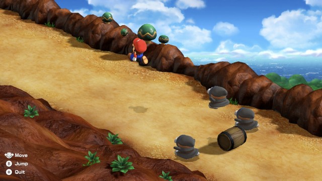 Booster Hill minigame in Super Mario RPG