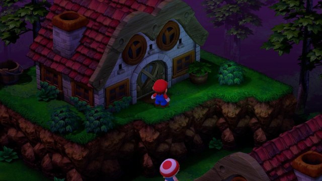 How to get to the house on the ledge in Rose Town in Super Mario RPG