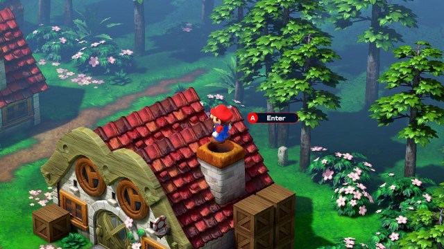 Rose Town secret entrance in Super Mario RPG