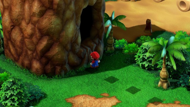 Lands End secret cave in Super Mario RPG