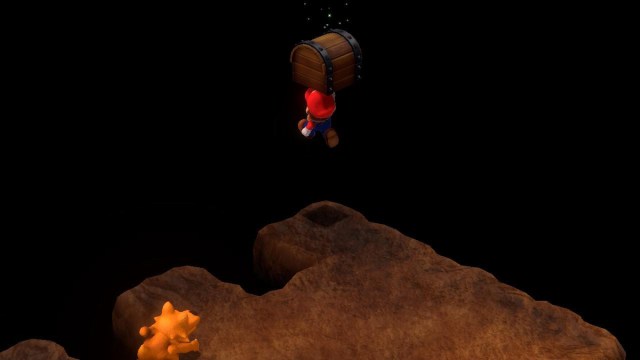 Lands End hidden treasure chest in the cave path in Super Mario RPG