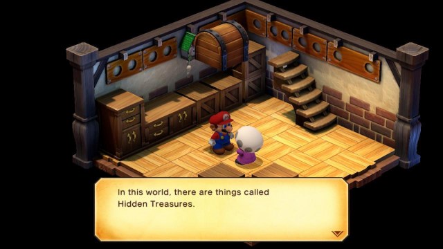 Mushroom Kingdom first hidden treasure chest in Super Mario RPG