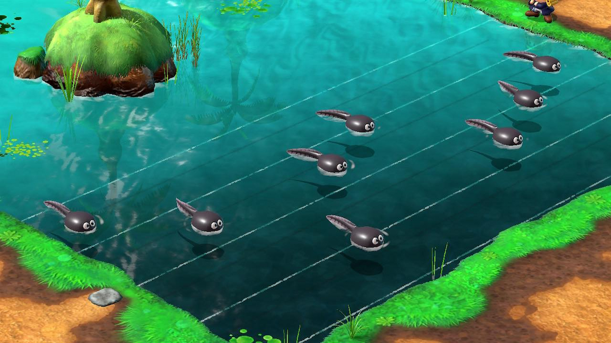 How to compose the second song in Tadpole Pond in Super Mario RPG
