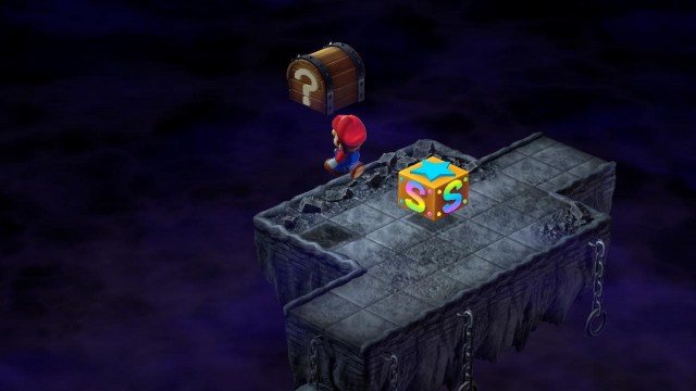 Weapon World hidden treasure chest in Super Mario RPG