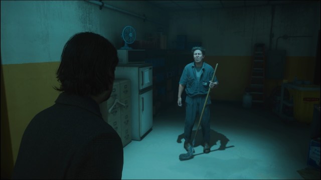 Ahti the janitor in Alan Wake 2.