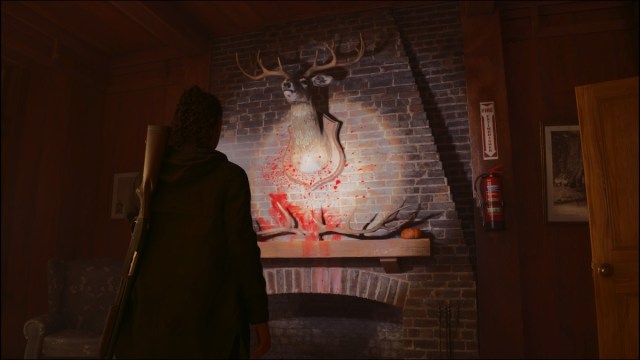 Deer head in Alan Wake 2.
