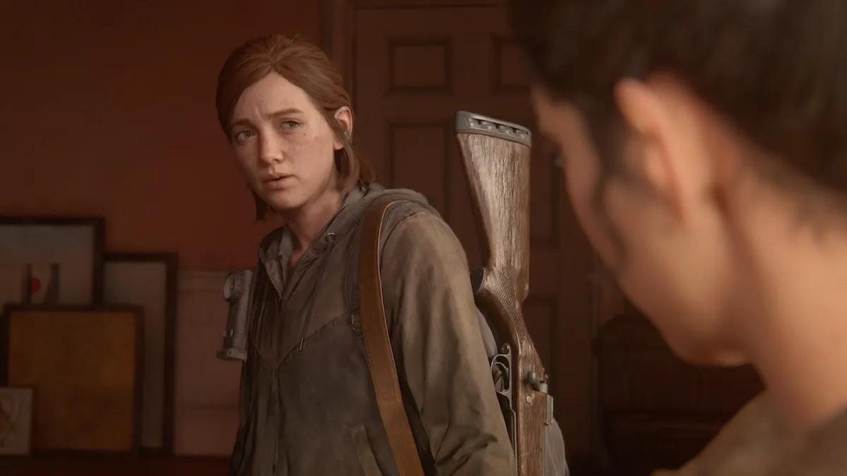 Ellie and Dina in The Last of Us Part 2.