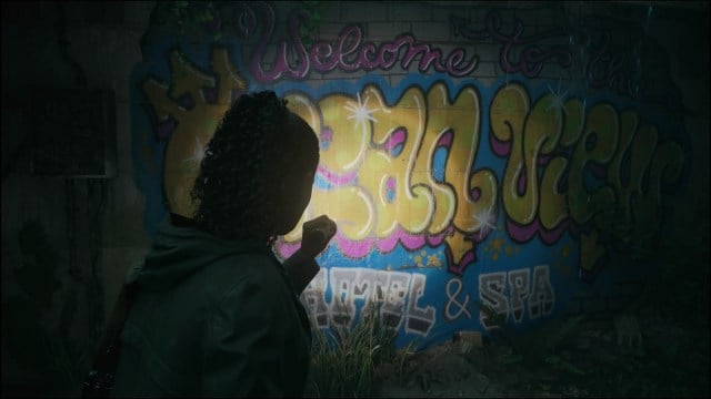 Grafite em Alan Wake 2.