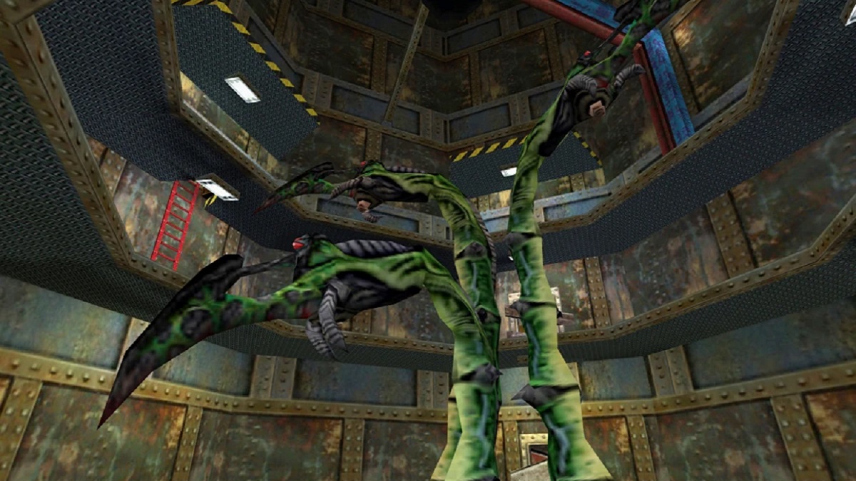 Half-Life: the tentacle monster rising up during the Blast Pit chapter.