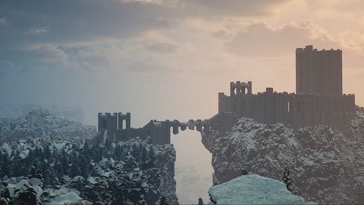 Skyrim: The city of Winterhold as imagined in Unreal Engine 5.