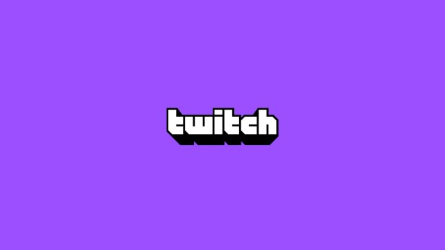 Das Twitch-Logo auf einem leuchtend lila Hintergrund.