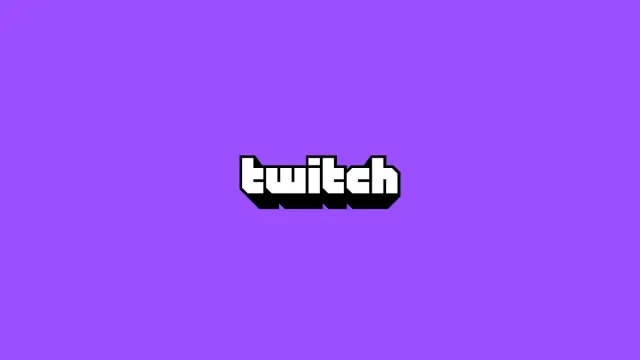 The Twitch logo on a bright purple background.