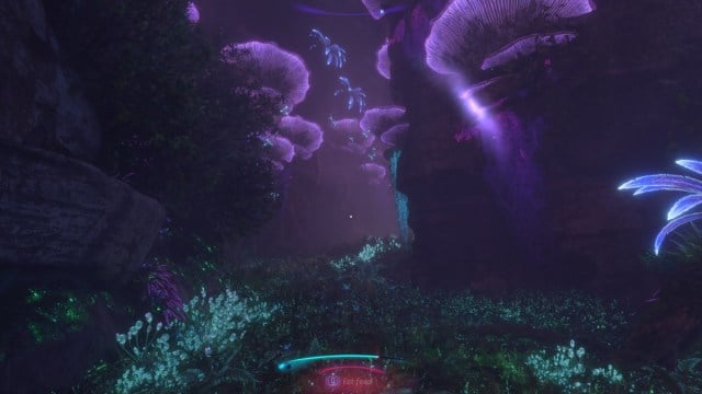 Avatar: Frontiers of Pandora review screenshot nighttime